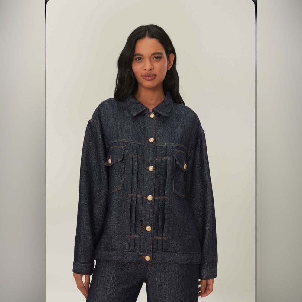 Farm Rio Denim Shine Jackets